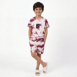 Boys Cotton Tie - Dye Shorts