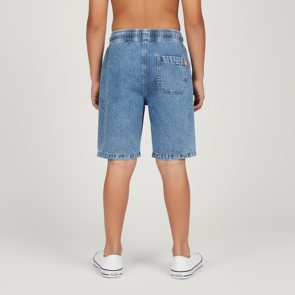 Boys Cotton Solid Core Shorts