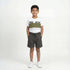 Boys Cotton Solid Pull On Shorts