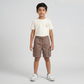 Boys Cotton Solid Pull On Shorts