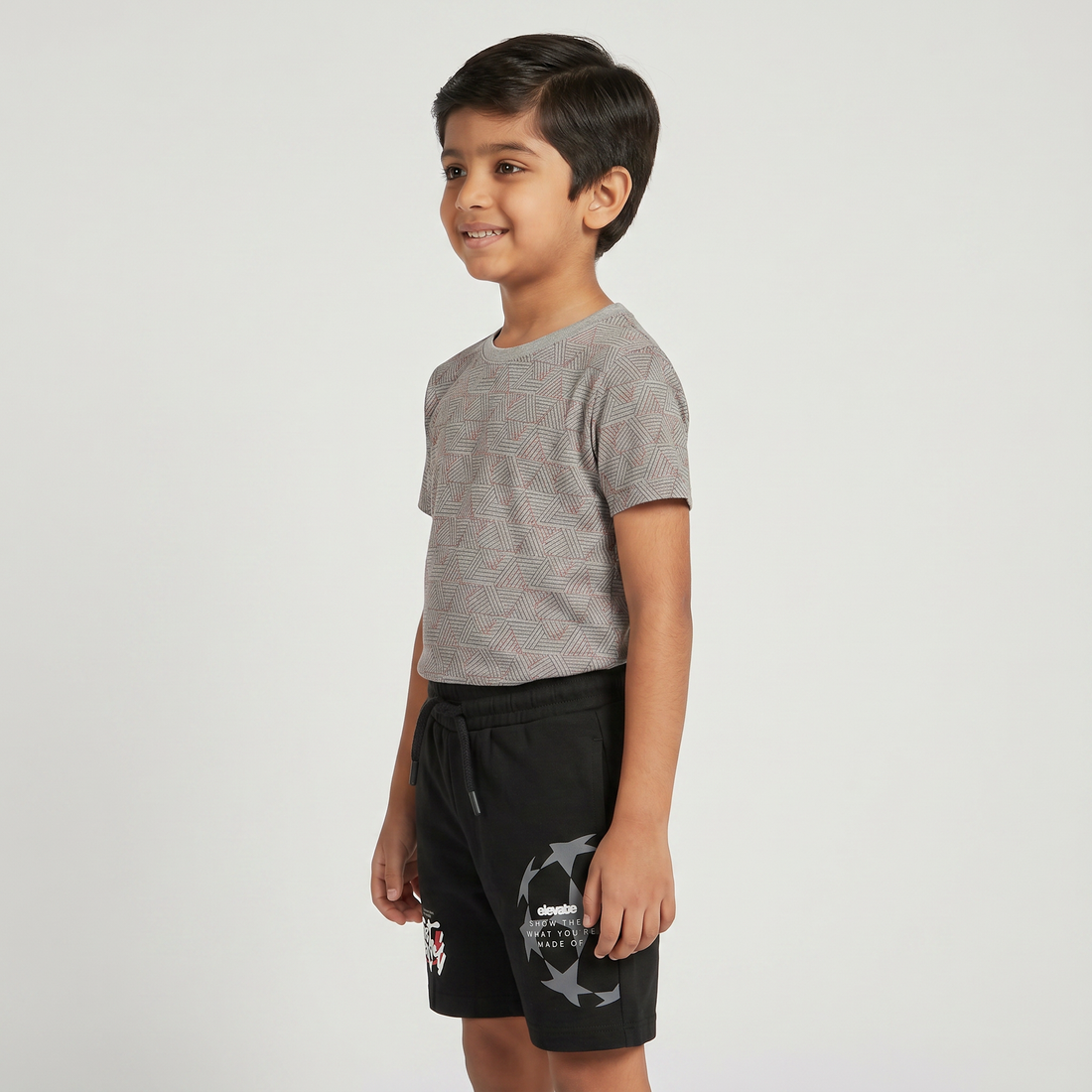 Boys Cut and Sew Superfan Shorts