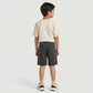 Boys Cotton Solid Mid Rise Shorts