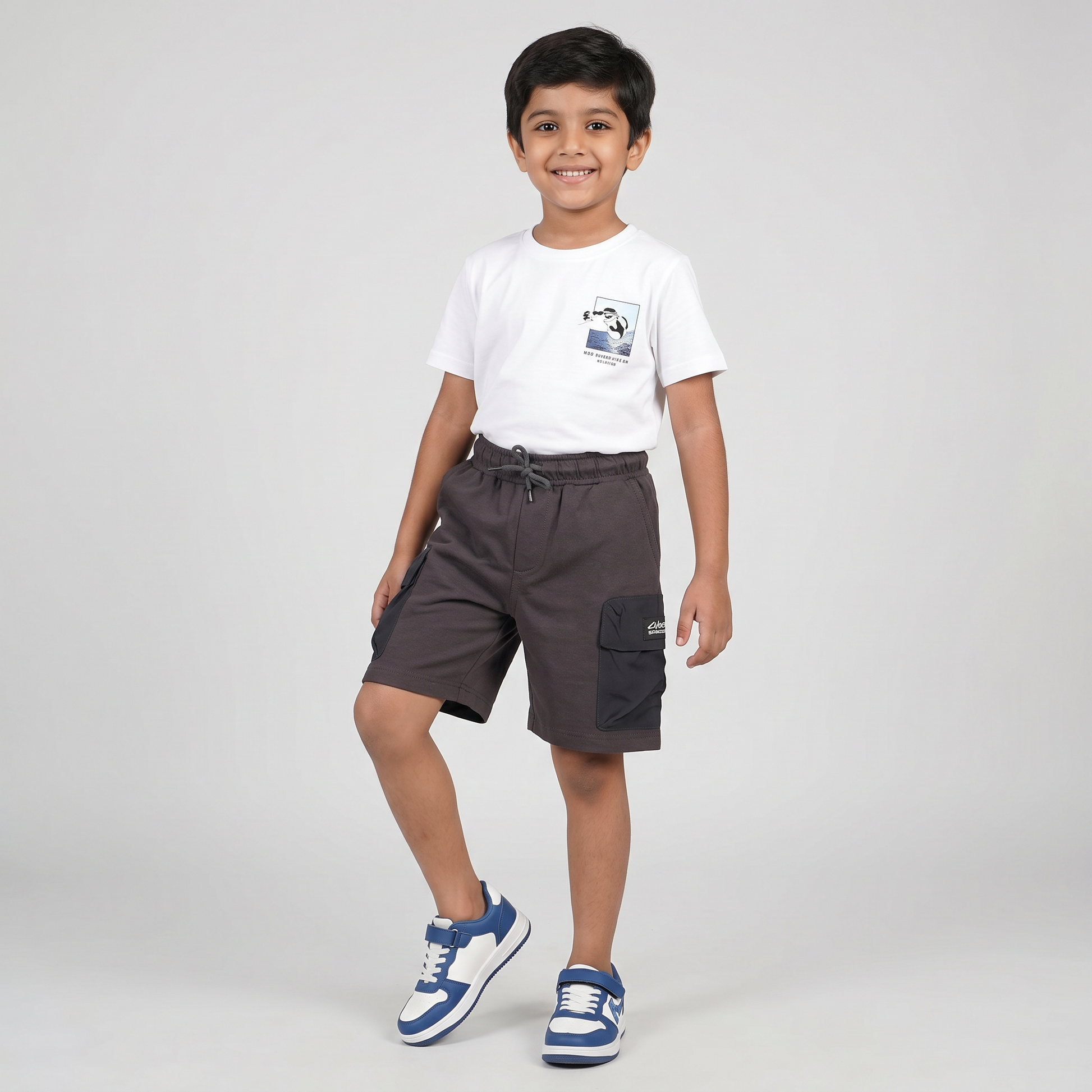 Boys Cut and Sew Shorts