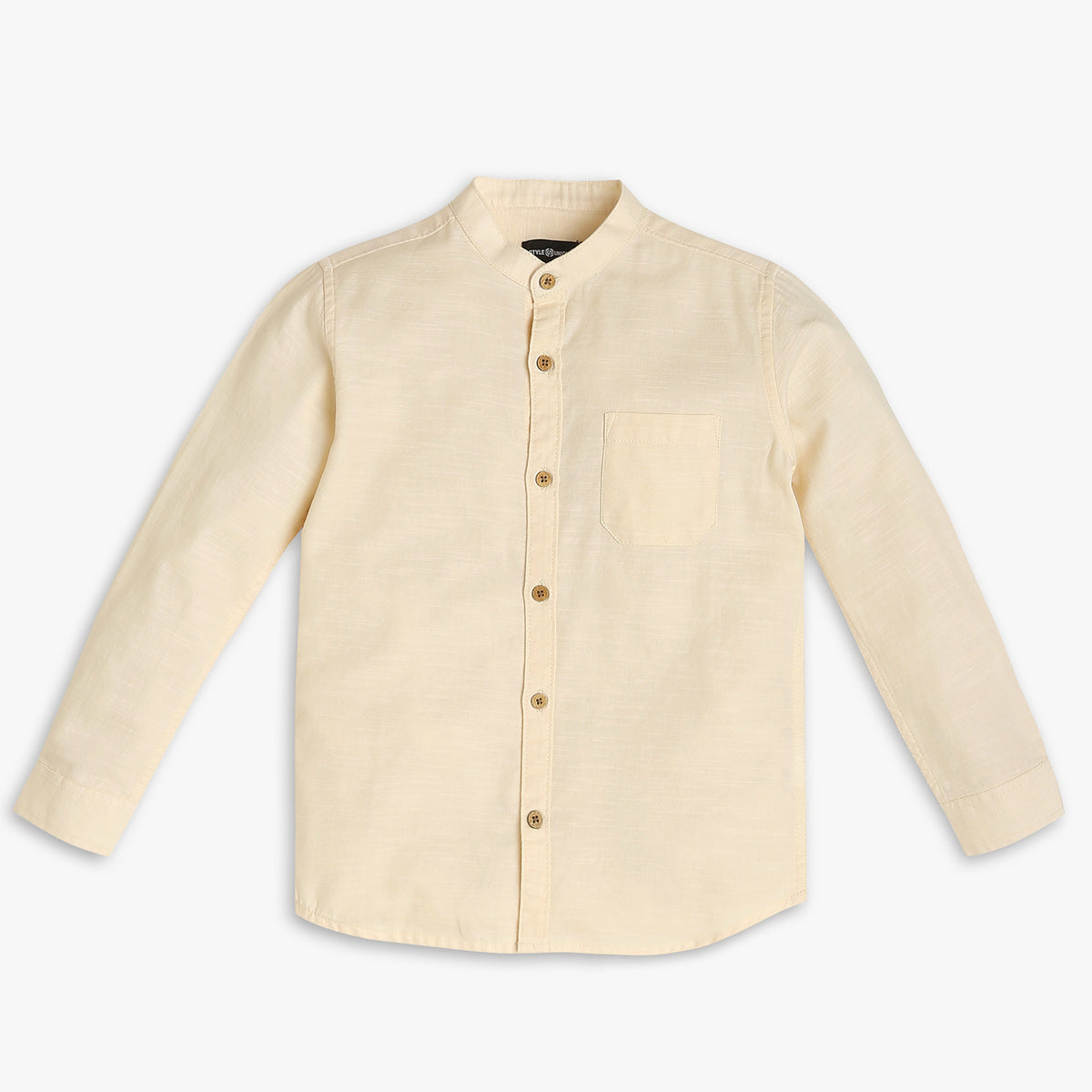 Boys Regular Fit Solid Shirt