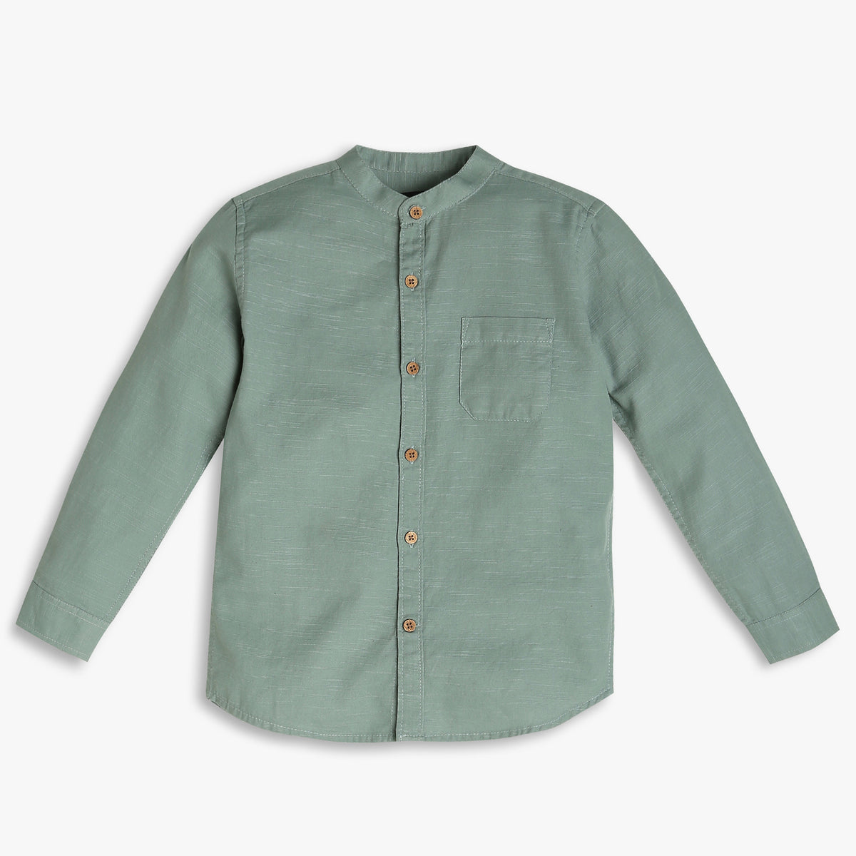 Boys Regular Fit Solid Shirt