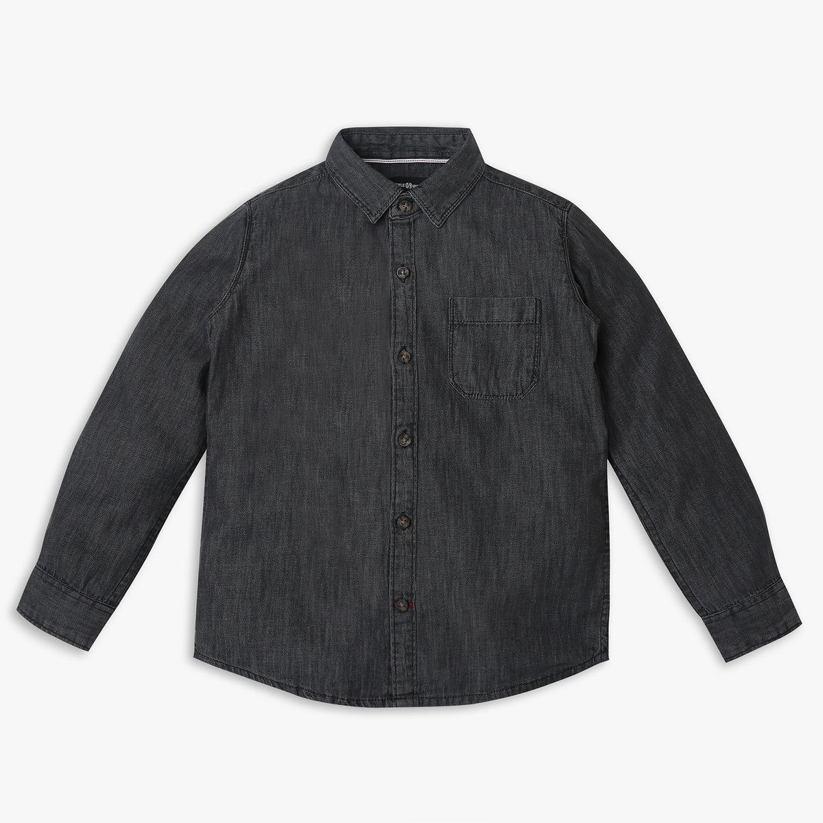 Boys Regular Fit Solid Shirt