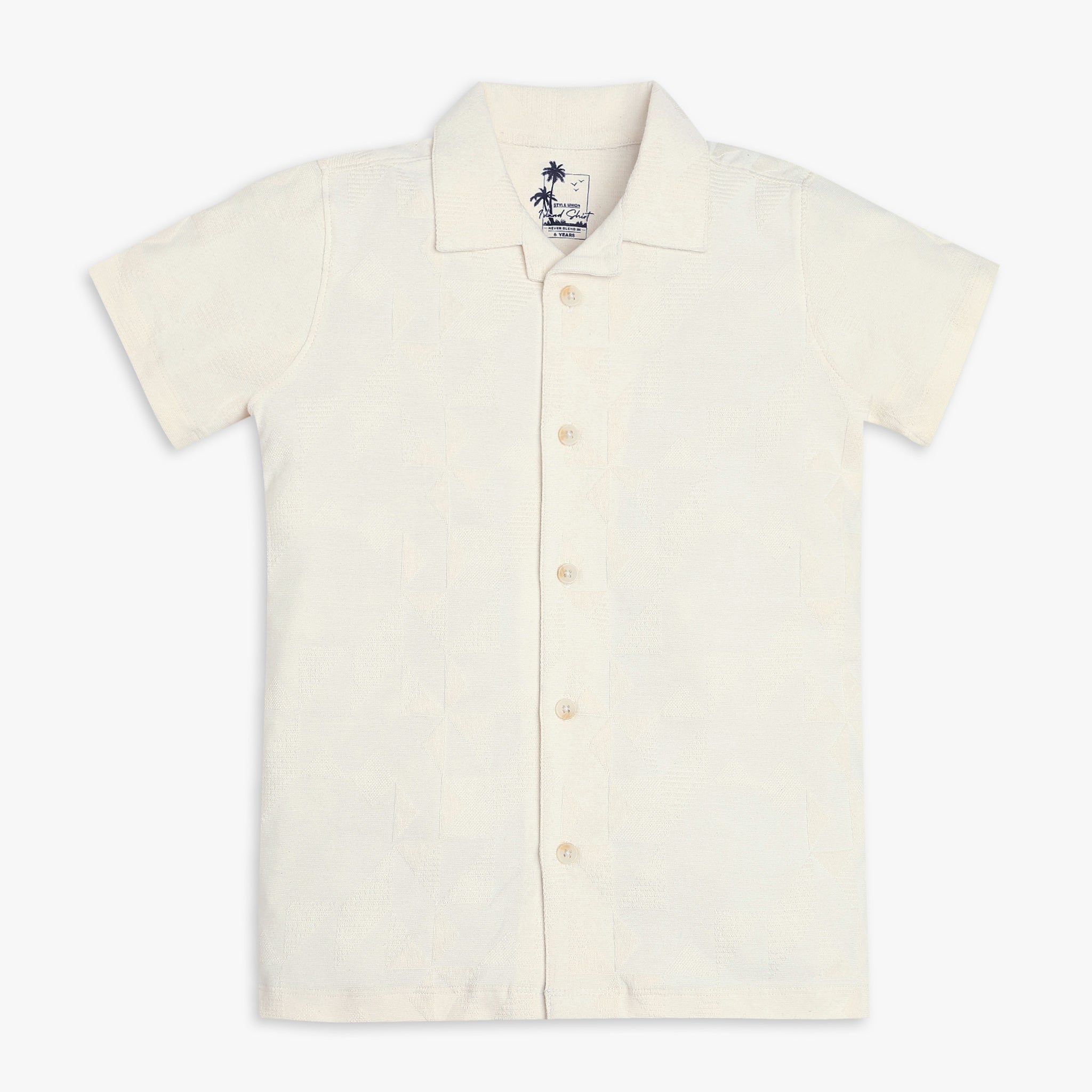 Boys Regular Fit Solid Shirt