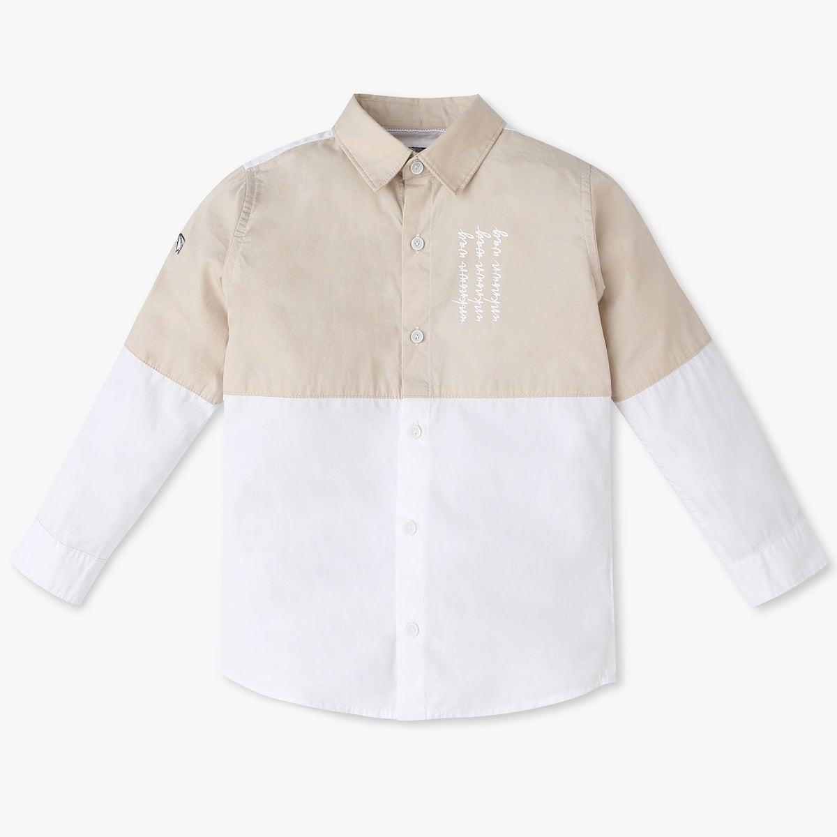 Boys Relaxed Fit Solid Shirt