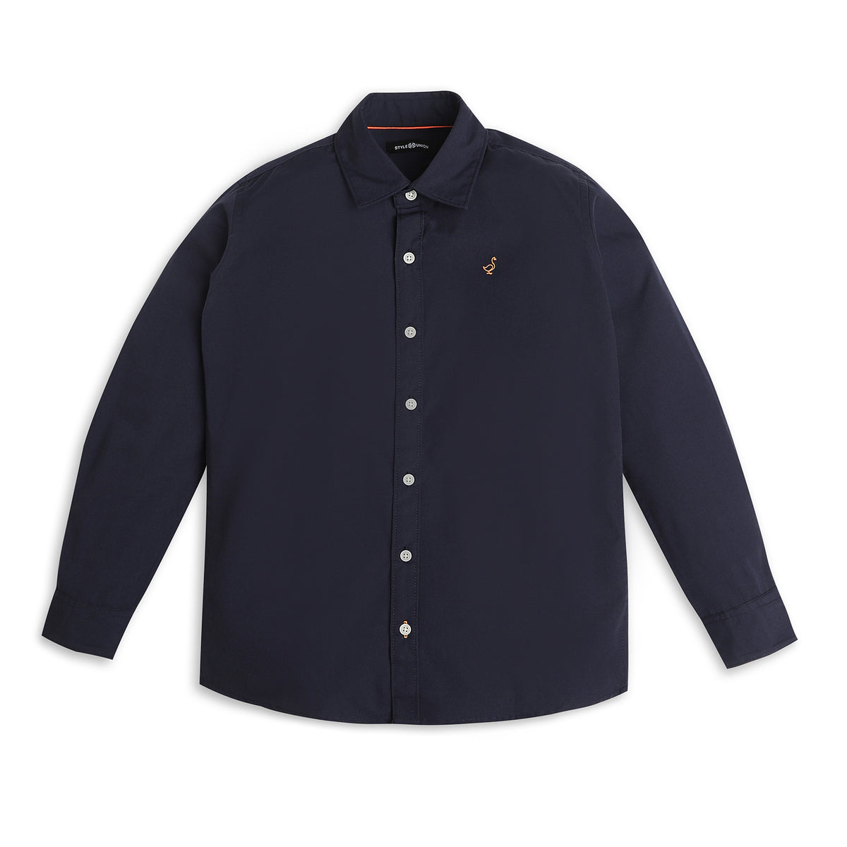 Boys Regular Fit Solid Shirt