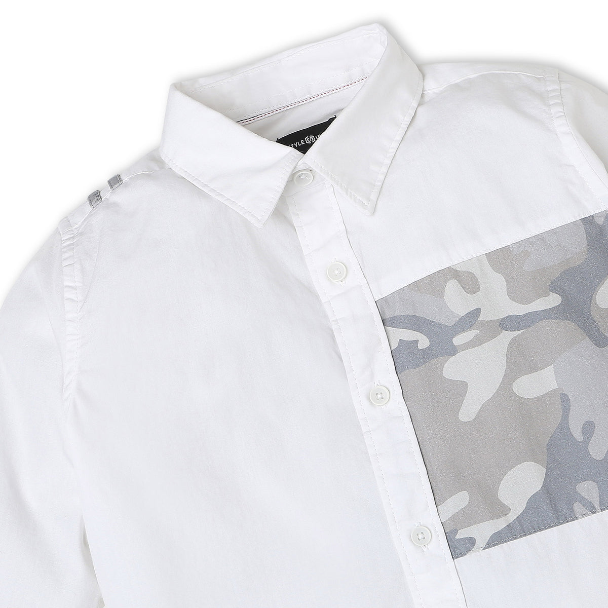 Boys Regular Fit Solid Shirt