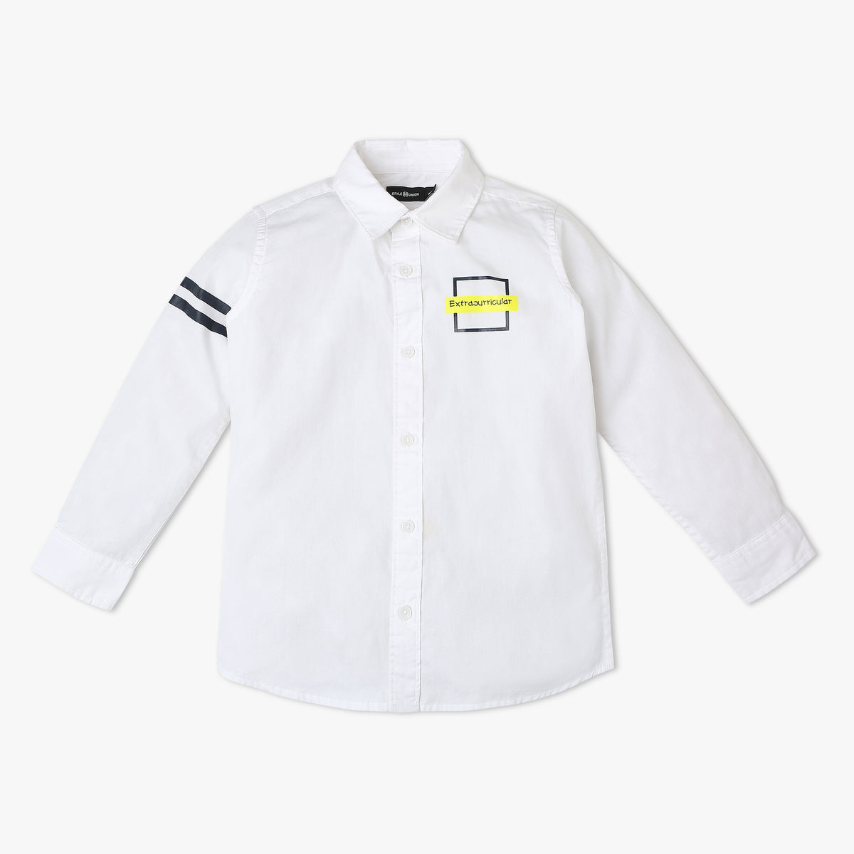 Boys Regular Fit Solid Shirt