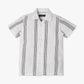 Boys Regular Fit Shirt Collar Striped Shirt