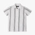 Boys Regular Fit Shirt Collar Striped Shirt