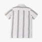 Boys Regular Fit Shirt Collar Striped Shirt