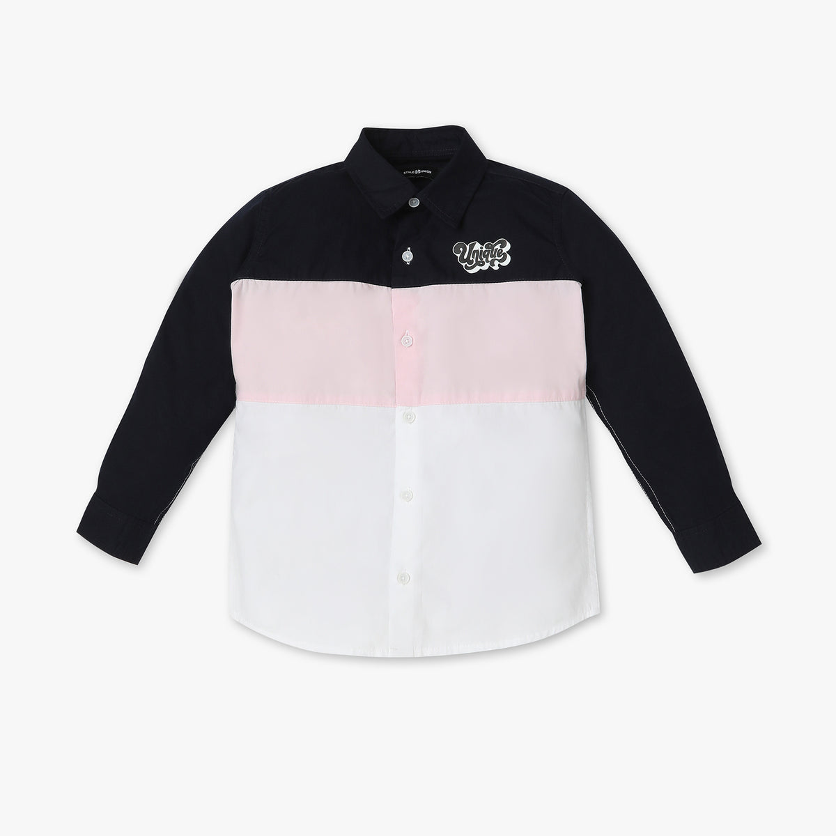 Boys Regular Fit Solid Shirt