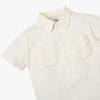 Boys Shirt Collar Half Sleeve Cuban Shirt
