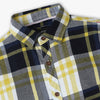 Boys Regular Fit Checkered Shirt Collar Shirt