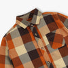 Boys Cotton Checkered Shirt
