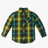 Boys Cotton Checkered Shirt