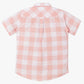 Boys Collar Full Length Sleeve Checkered Shirt