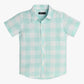Boys Collar Full Length Sleeve Checkered Shirt