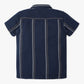 Boys Regular Fit Striped Shirt Collar Shirt