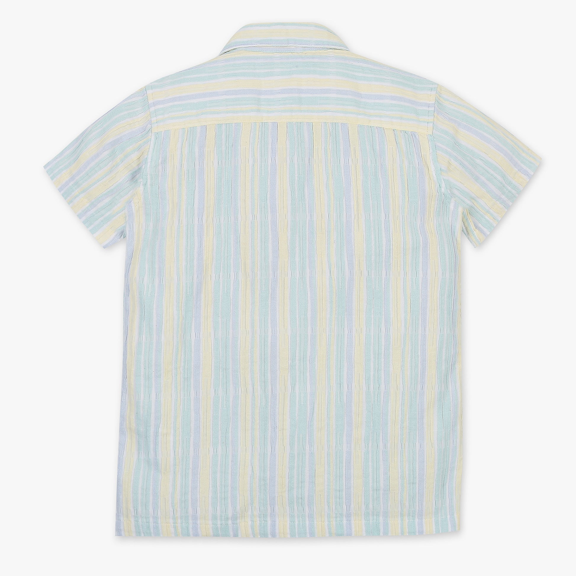 Boys Cotton Fabric Striped Shirt