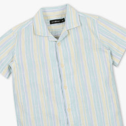 Boys Cotton Fabric Striped Shirt