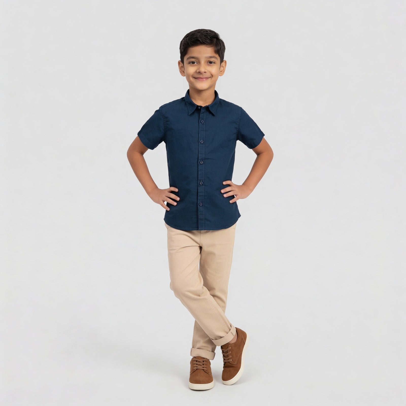 Cotton Cut And Sew Half Sleeve Shirt