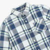 Boys Collar Full Length Sleeve Checkered Shirt