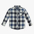 Boys Collar Full Length Sleeve Checkered Shirt