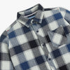Boys Collar Full Length Sleeve Checkered Shirt