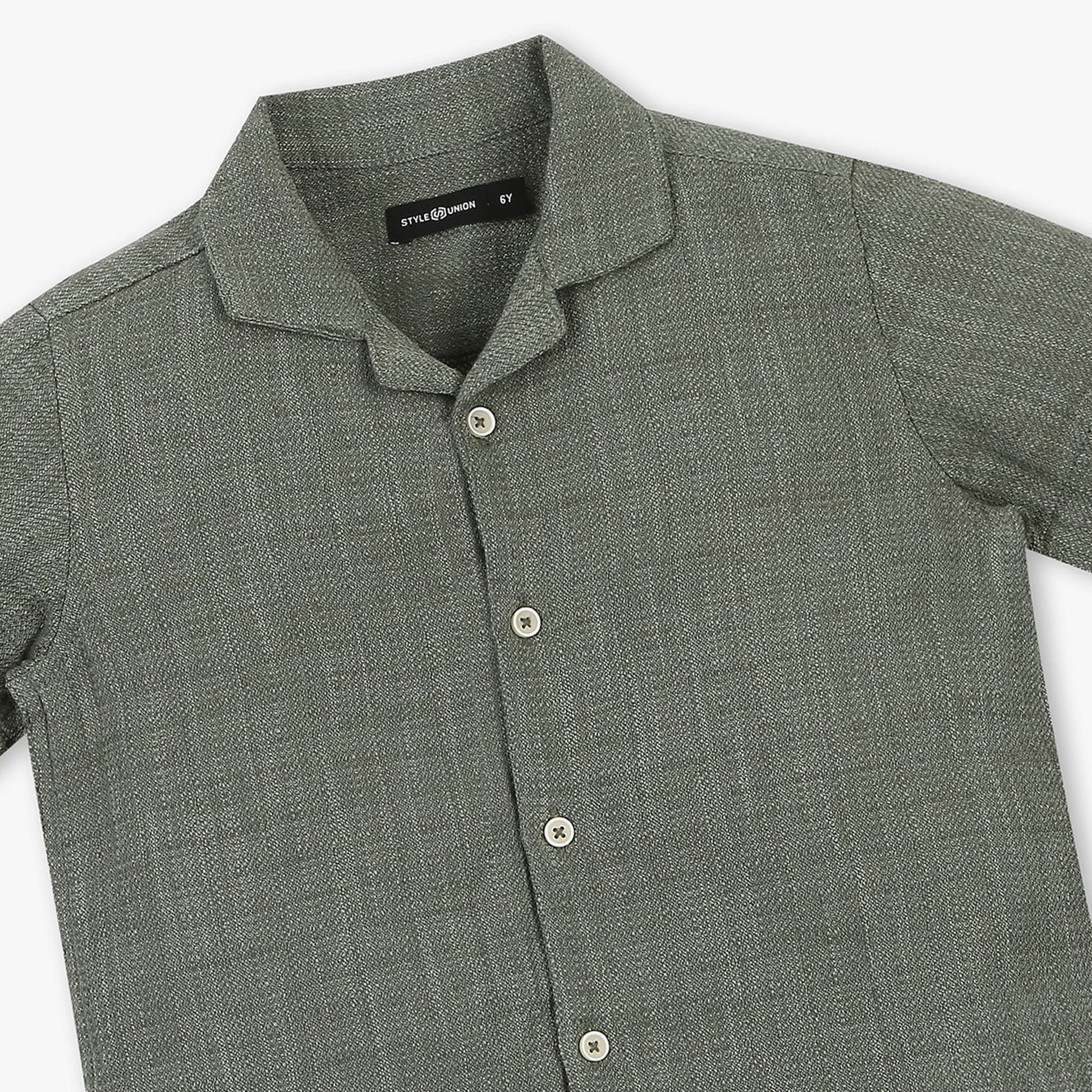 Boys Cotton Fabric Striped Shirt