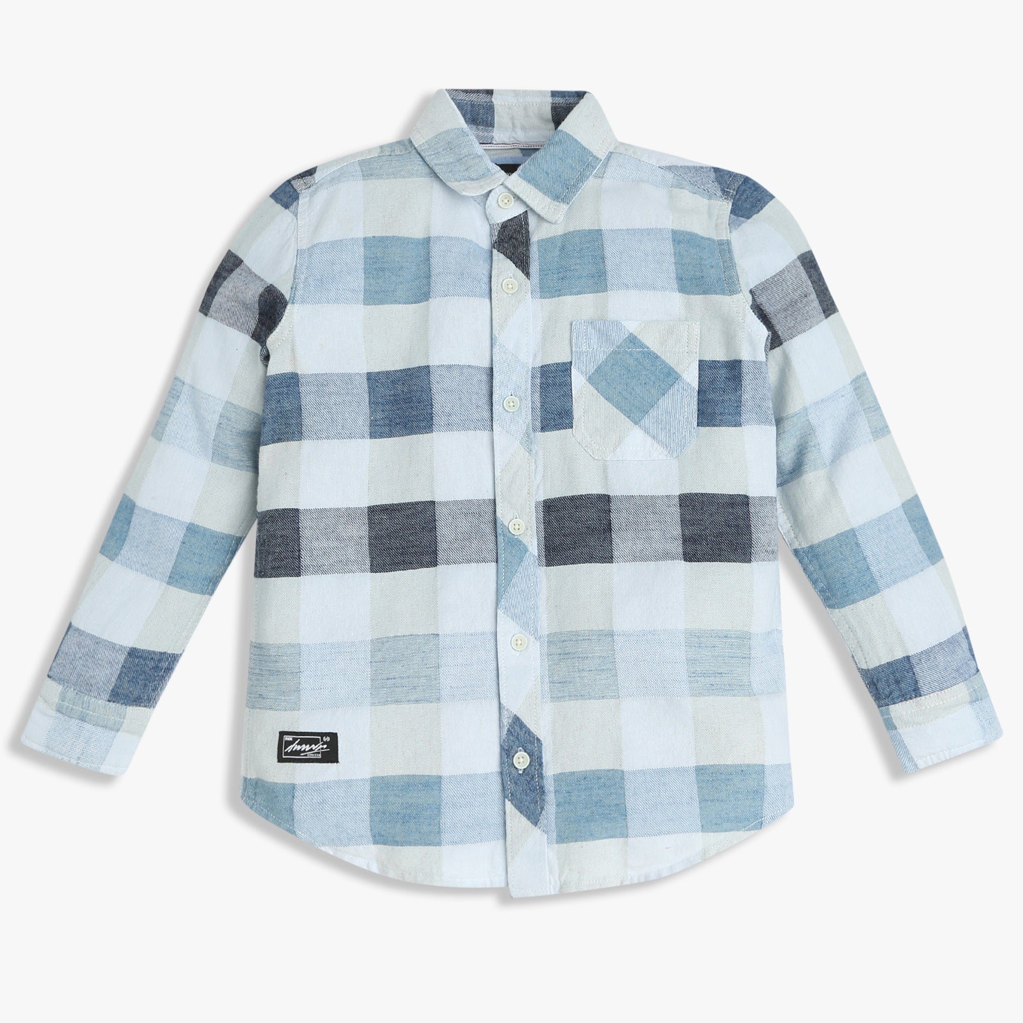 Boys Checkered Full Sleeve Shirt