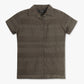 Boys Regular Fit Cut and Sew Camp Collar Shirt