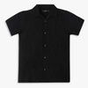 Boys Regular Fit Cut and Sew Camp Collar Shirt