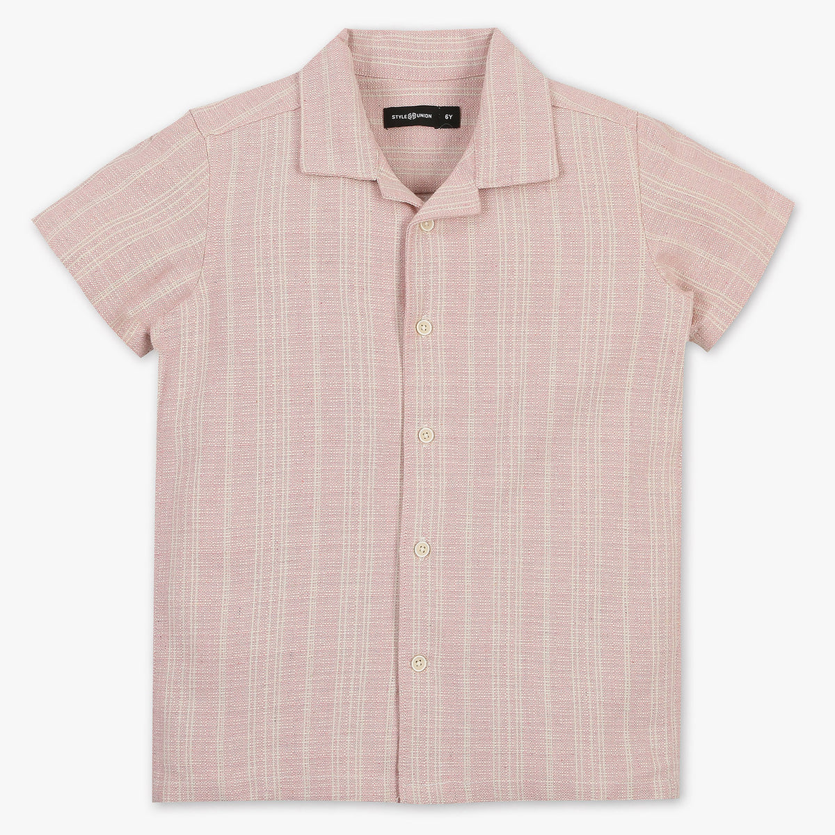 Boys Cotton Fabric Striped Shirt