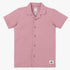 Boys Solid Lapel Collar Shirt