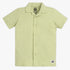 Boys Solid Lapel Collar Shirt