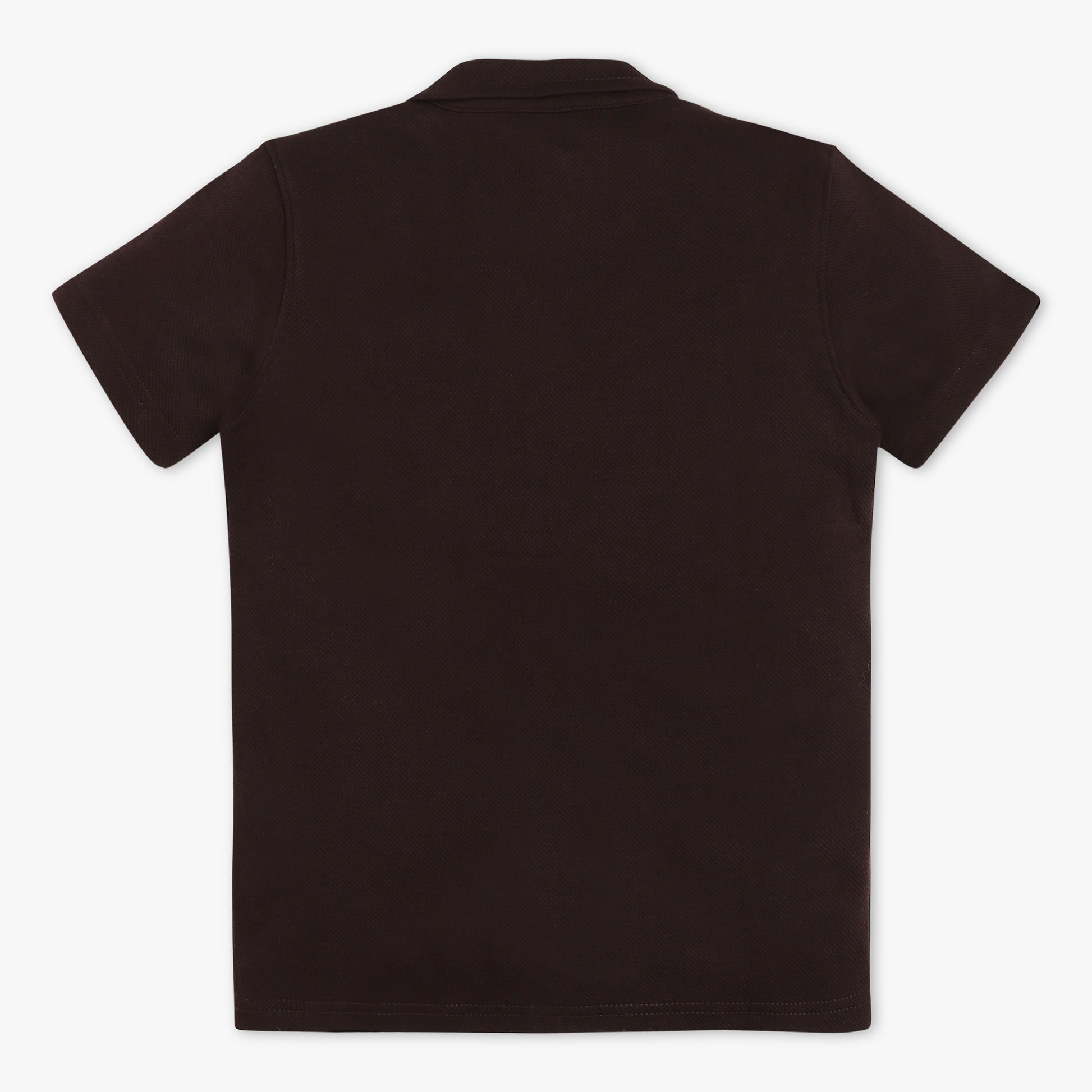 Boys Regular Fit Solid Camp Collar Half Sleeve Shirt