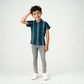 Boys Striped Cuban Shirt