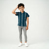 Boys Striped Cuban Shirt