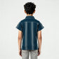 Boys Striped Cuban Shirt