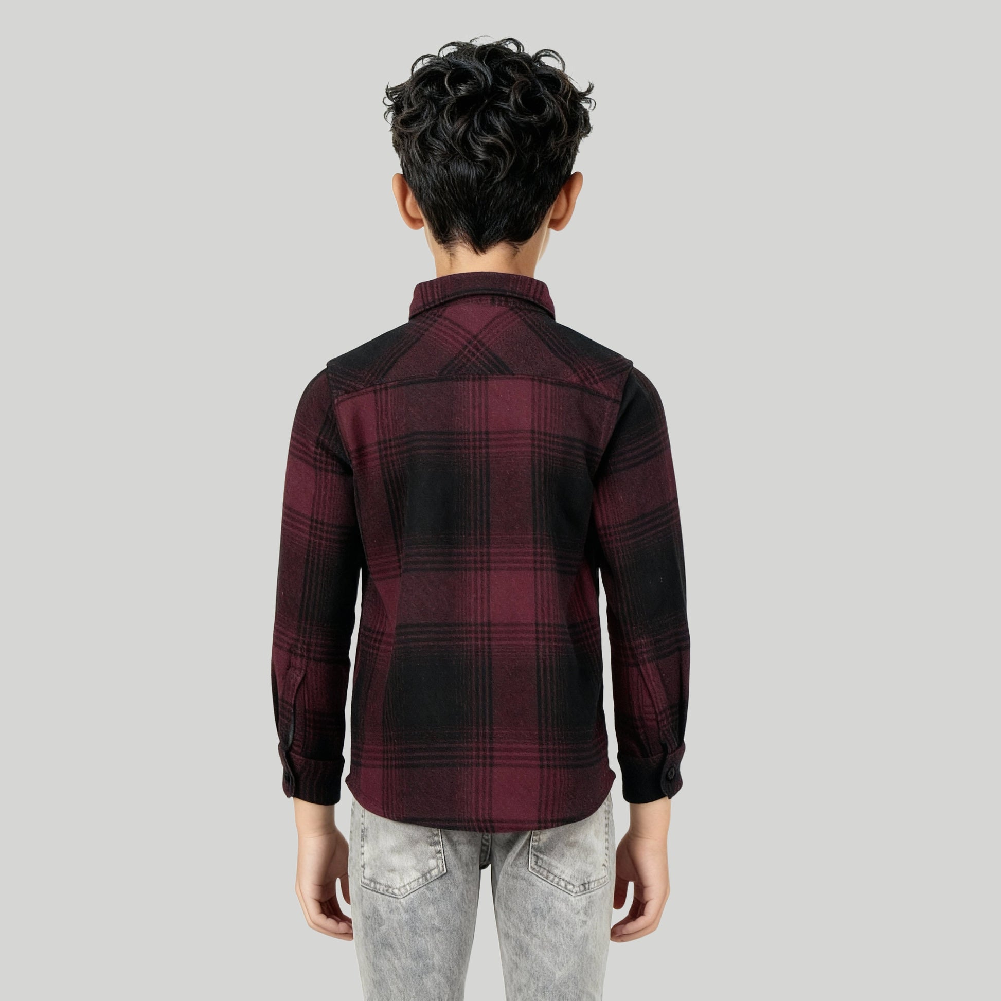 Boys Checkered Shaket