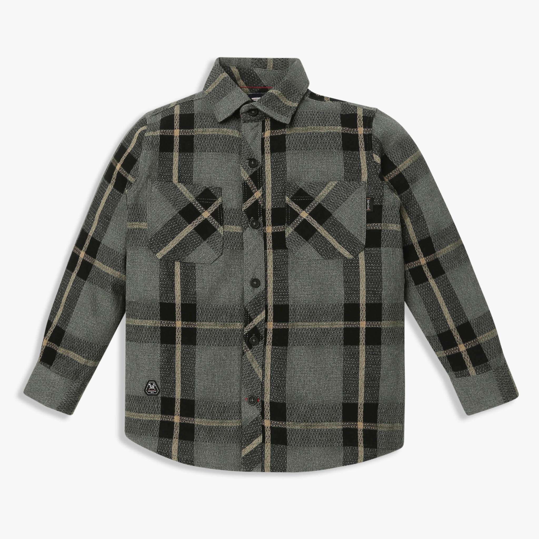Cotton Checkered Shirt