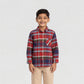 Boys Checkered Woven Shirt