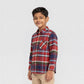 Boys Checkered Woven Shirt