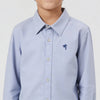 Boys Cotton Oxford Solid Shirt