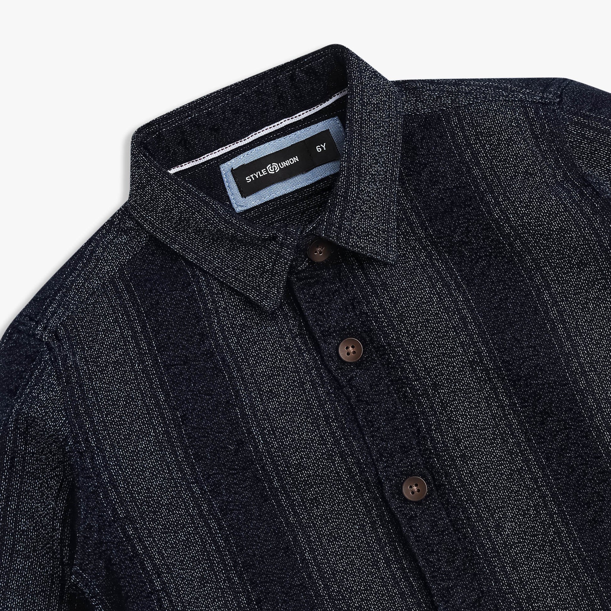 Boys Cotton Striped Shirt