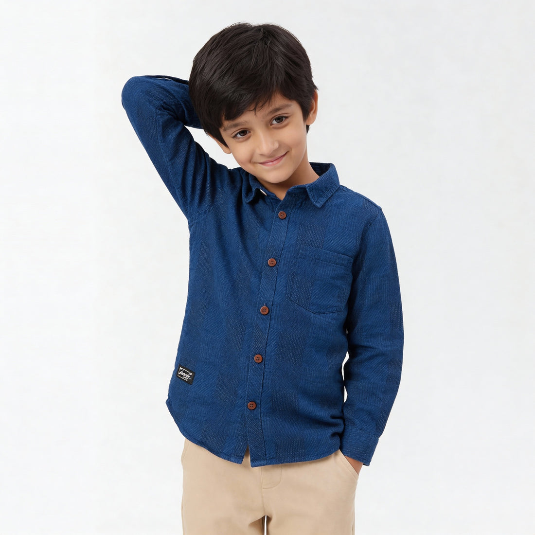 Cotton Solid Full Sleeve Shirt